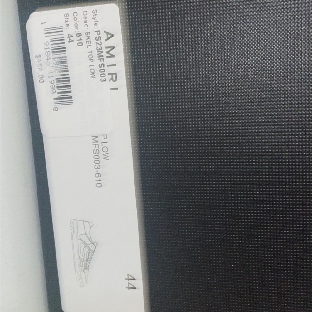 Red Amiri Mens Shoes size 44/11 - Picture 4 of 4